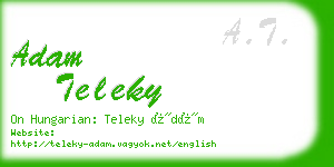 adam teleky business card